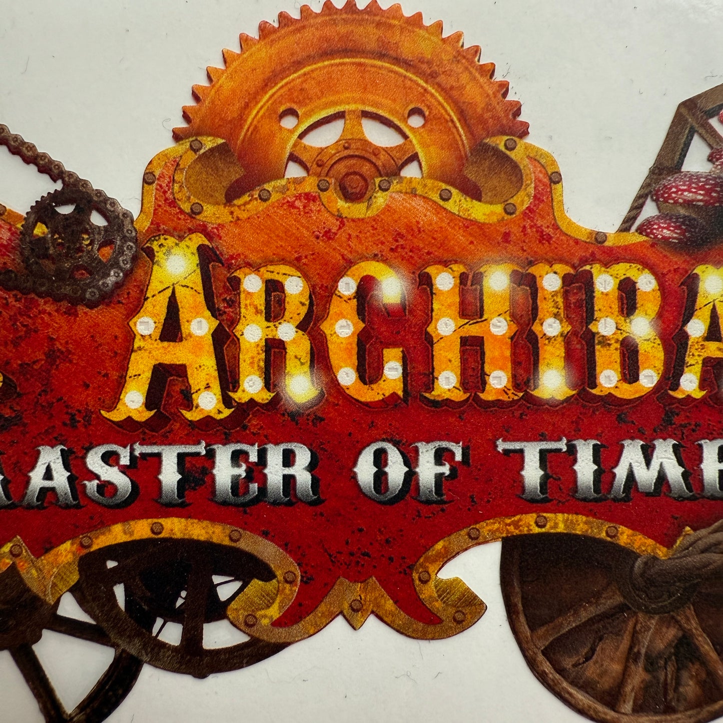 Aufkleber "Dr. Archibald – Master of Time"
