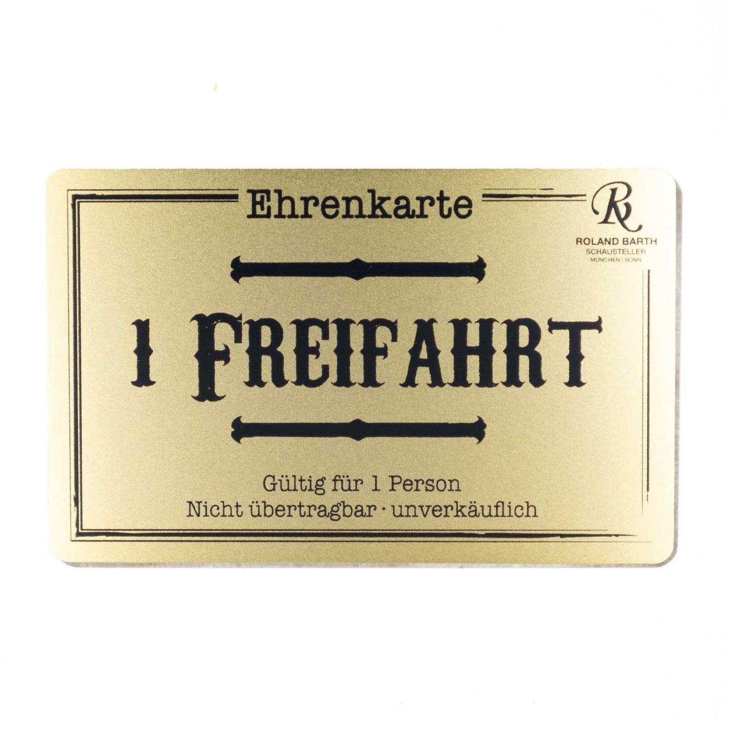 Dr. Archibald – Metall- Ehrenkarte