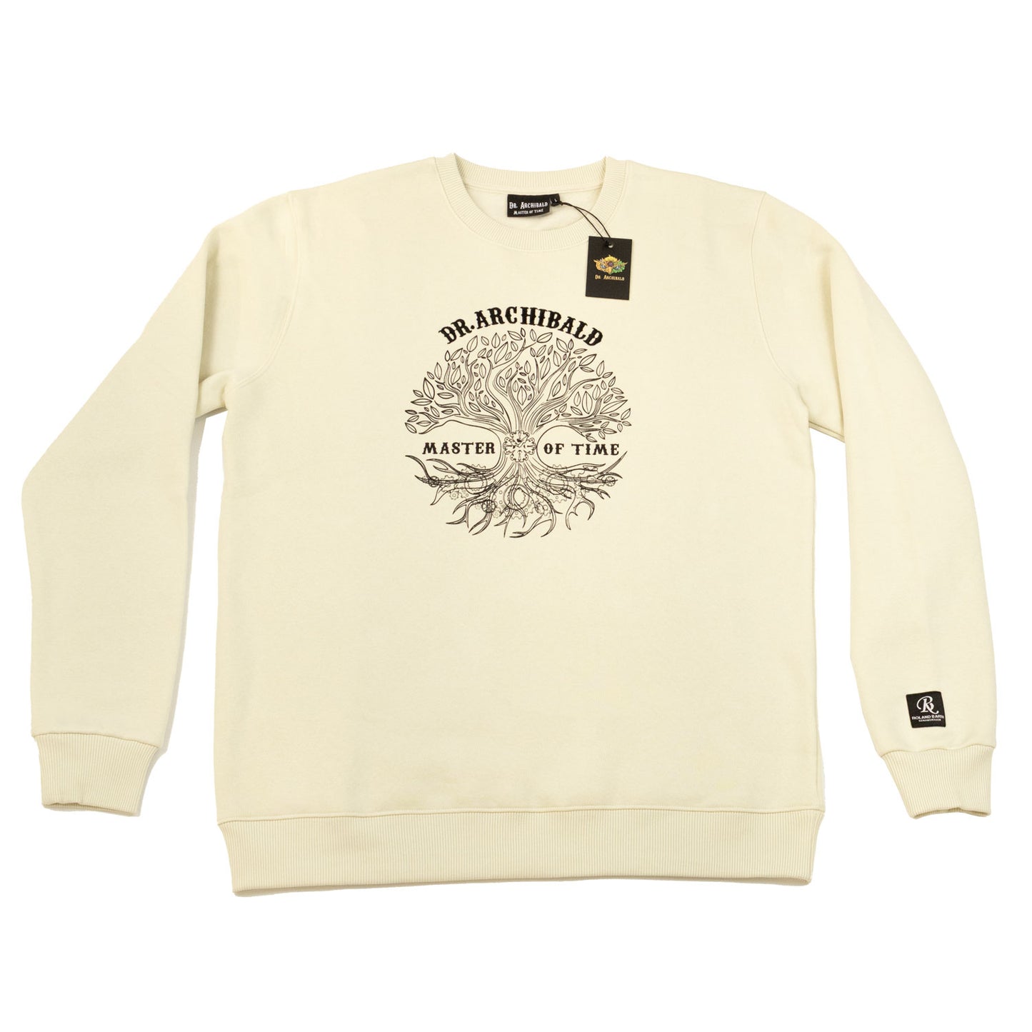 Dr. Archibald Pullover, Sweatshirt perlweiß