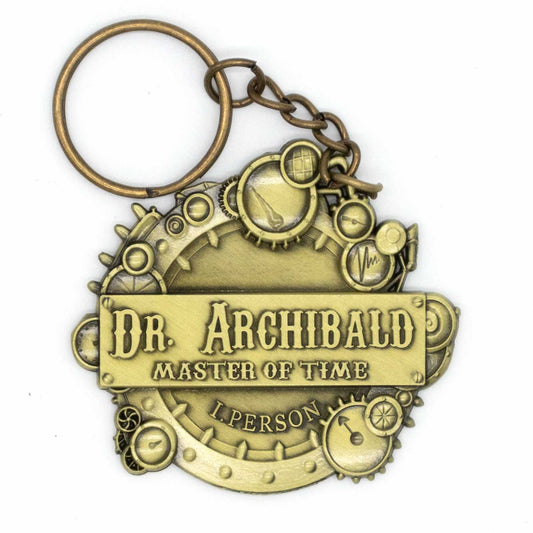 Dr. Archibald  Schlüsselanhänger – Antik-Messing Design