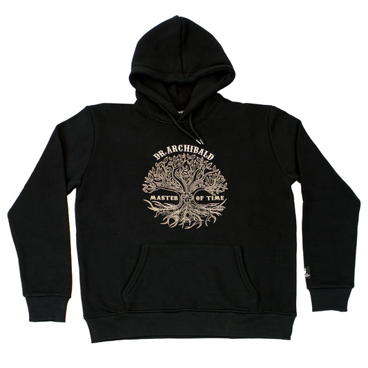 Dr. Archibald Hoodie – Stick & Siebdruck