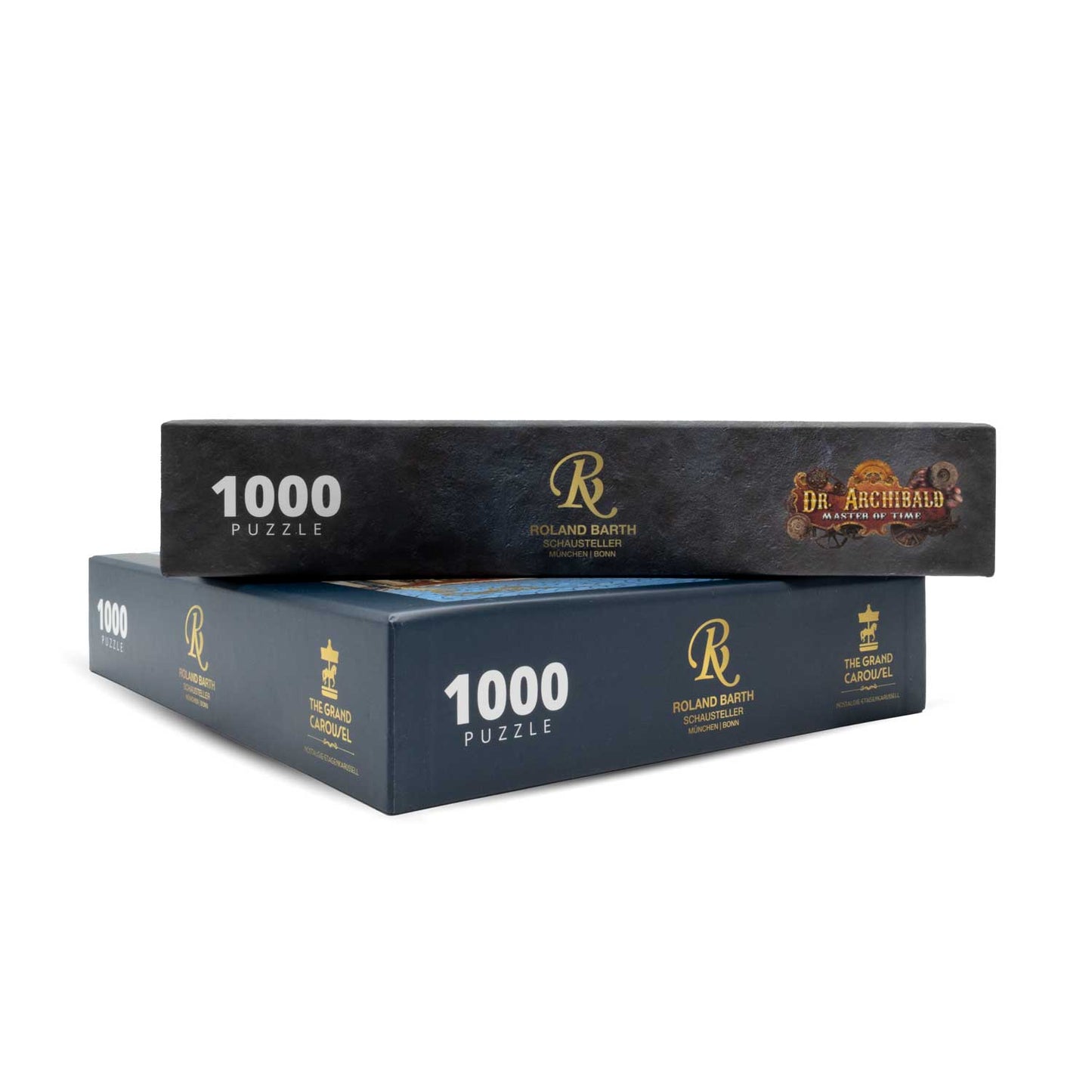 2 x 1000 Teile Puzzel Bundel. Dr.Archibald & Grand Carousel